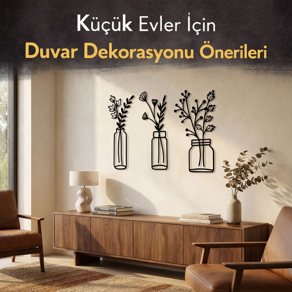 Küçük Evler İçin Duvar Dekorasyonu Önerileri