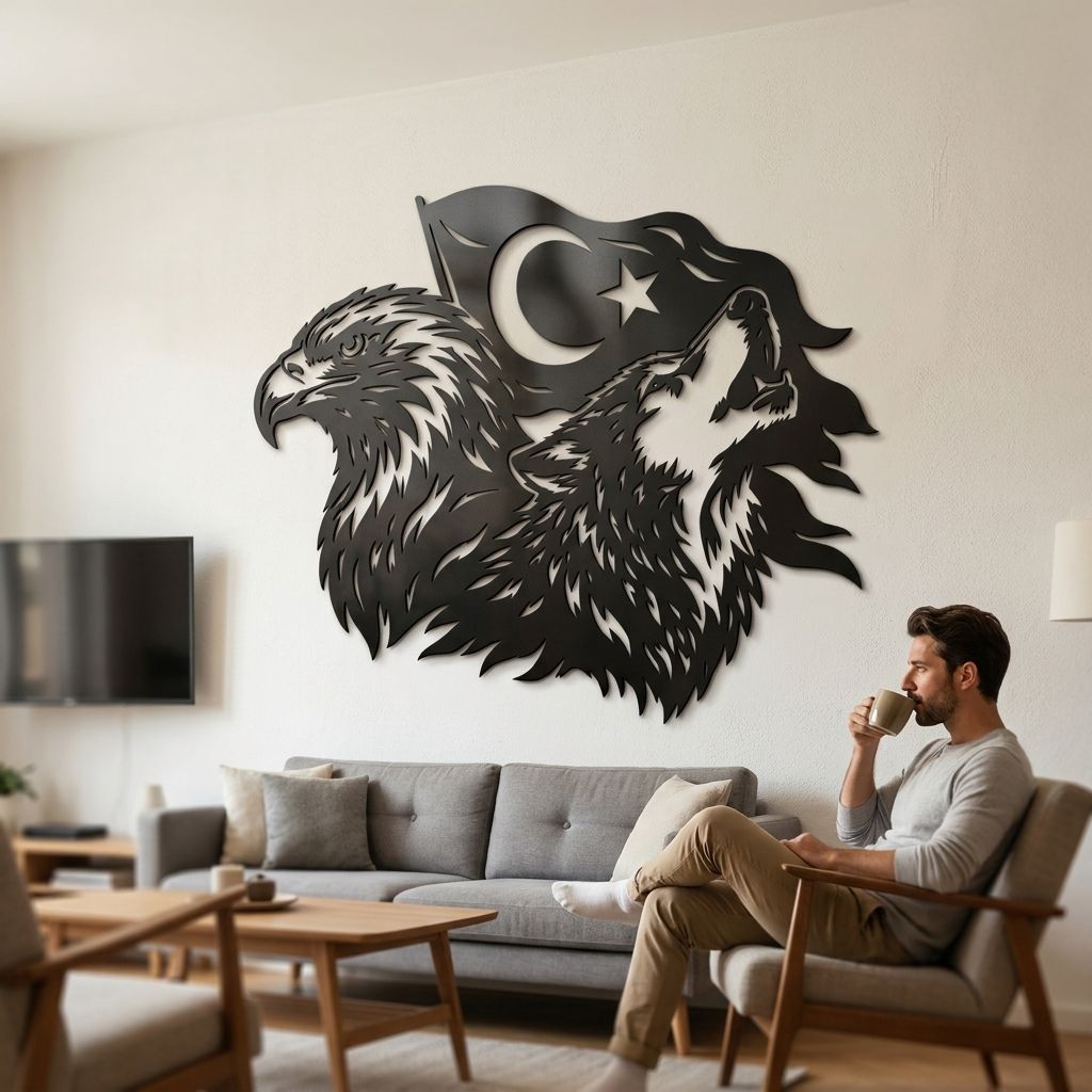 Salon İçin En İyi Metal Tablo Fikirleri