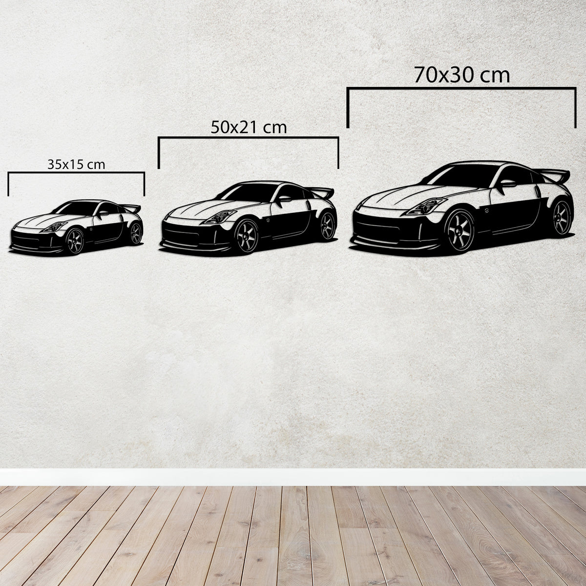 Nissan 350Z – Araba Metal Duvar Dekoru