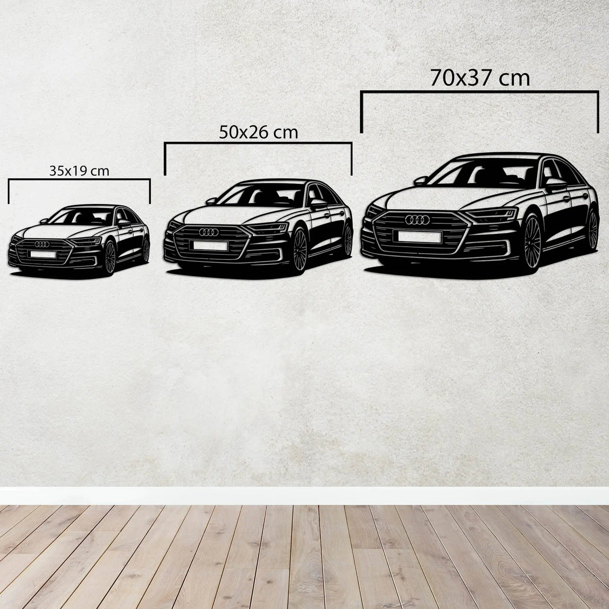 Audi A8 – Araba Metal Duvar Dekoru Laser Artique