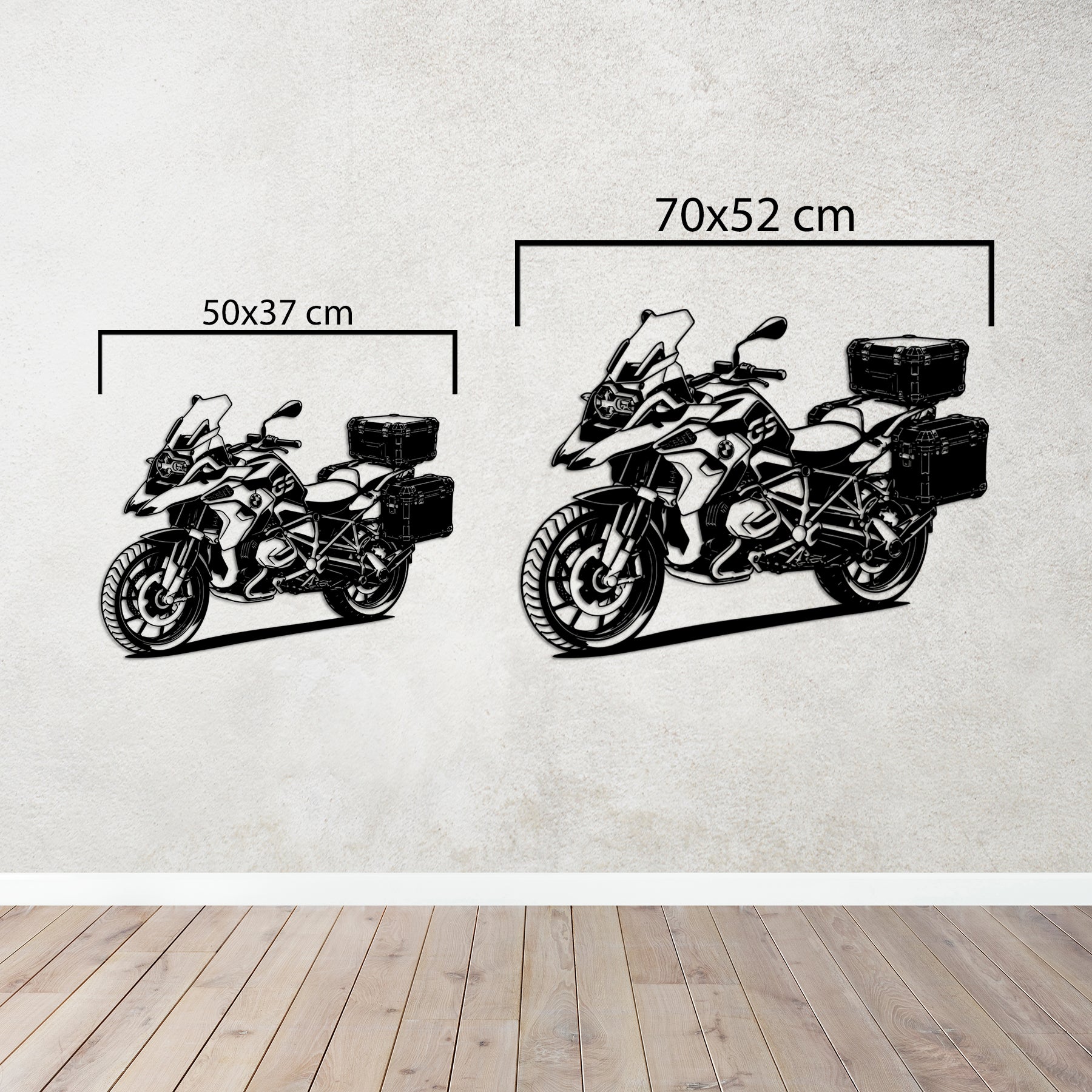 BMW R 1250 GS Metal Duvar Dekoru – Motosiklet Tablosu