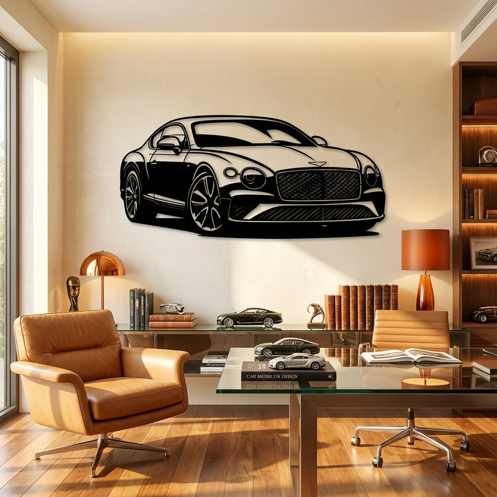 Bentley Continental GT – Metal Duvar Dekoru