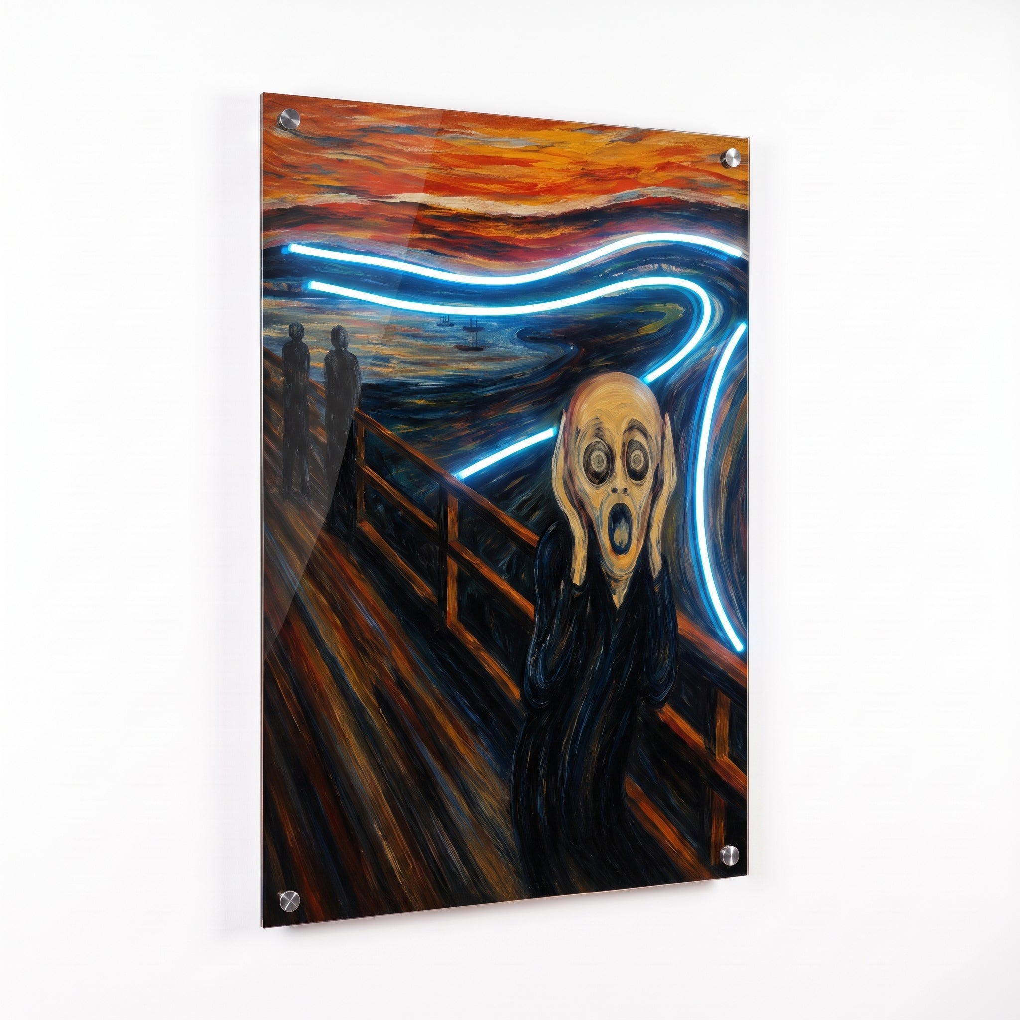 Edvard Munch – Çığlık Neon LED Tablo