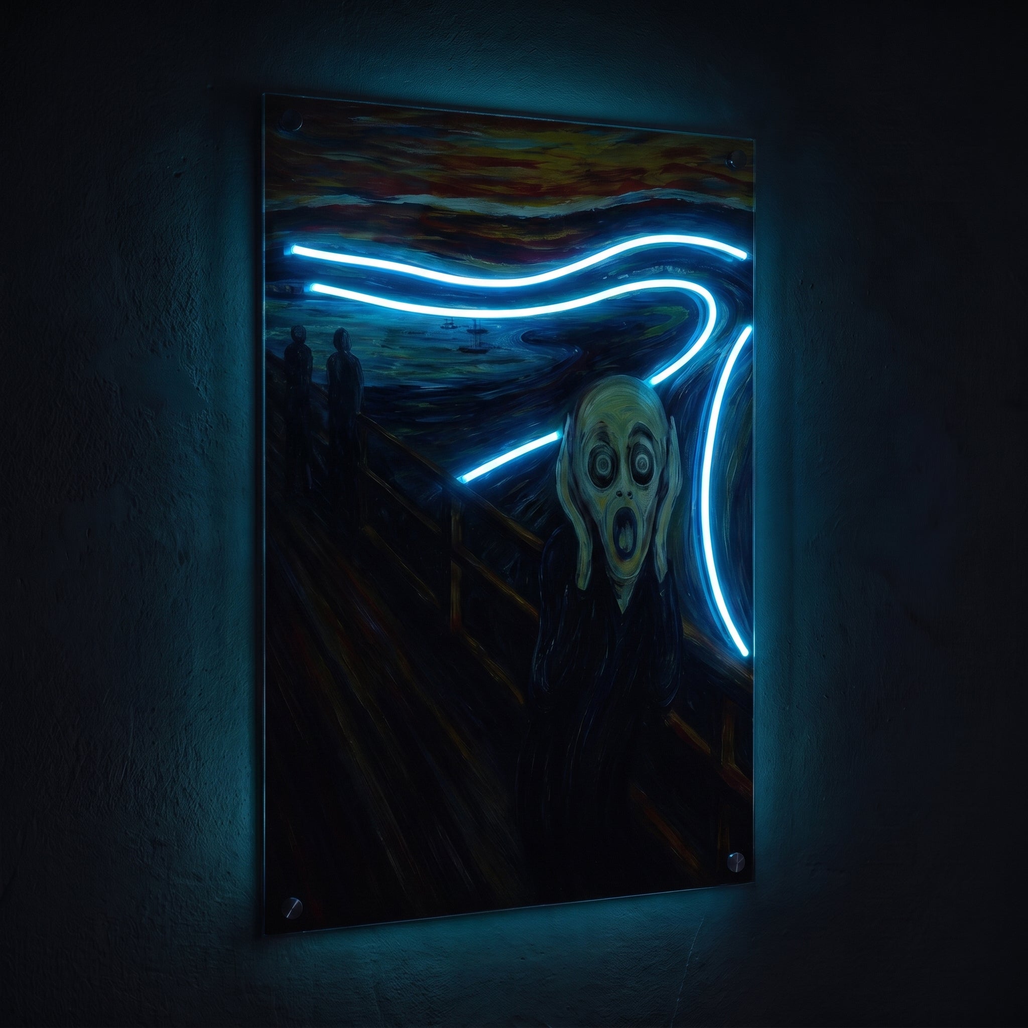 Edvard Munch – Çığlık Neon LED Tablo