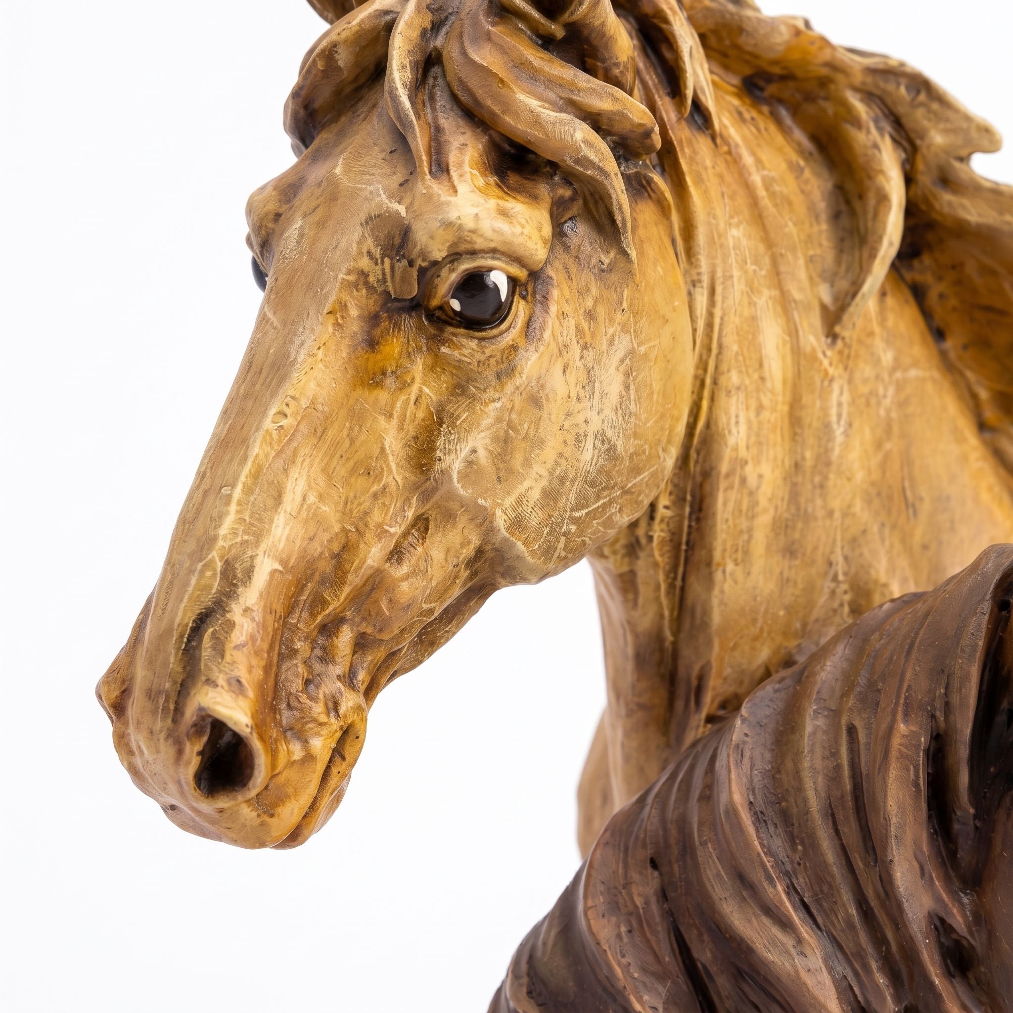 Equus Concordia El Yapımı Çift At Figürlü Dekoratif Biblo