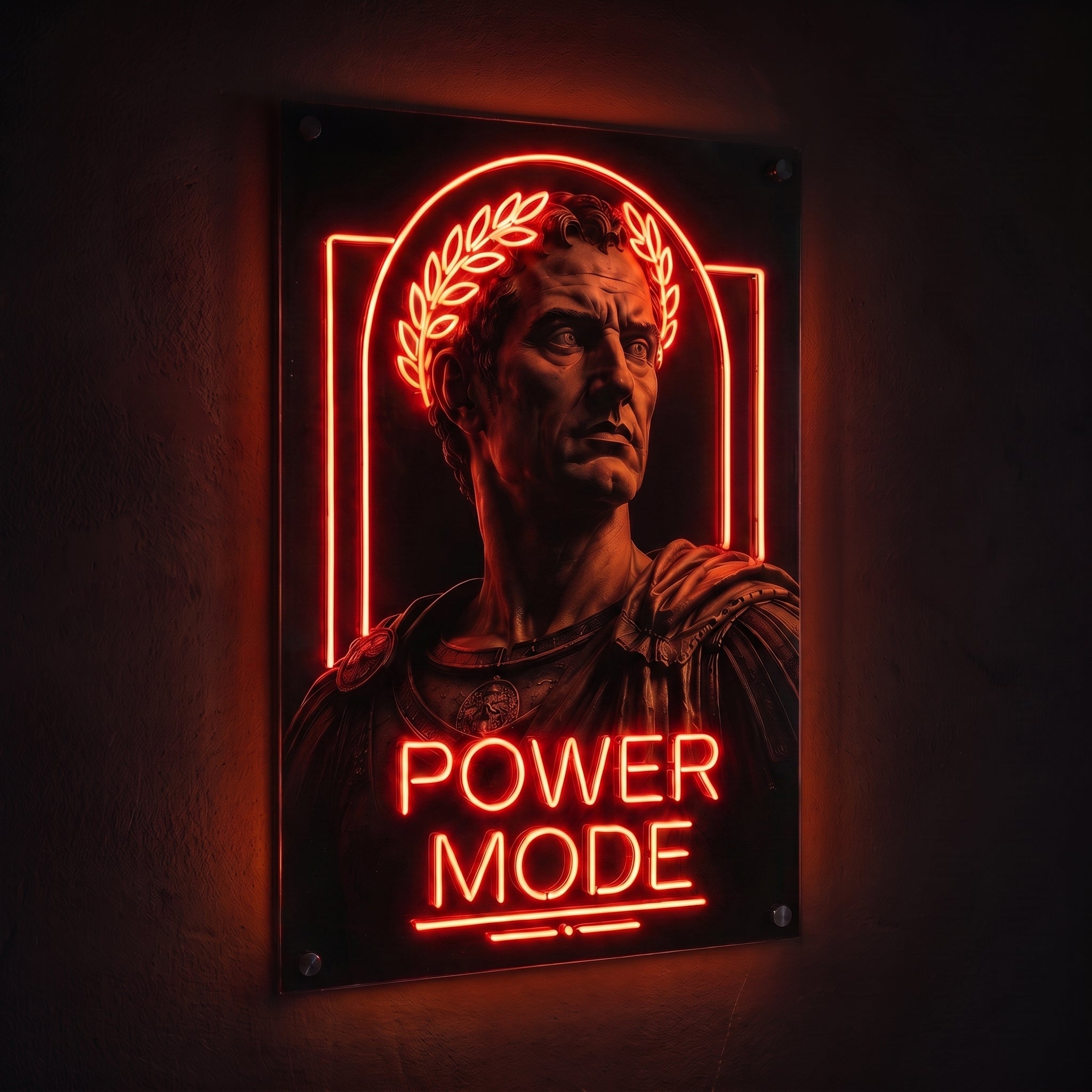 Julius Caesar – Power Mode Neon LED Tablo