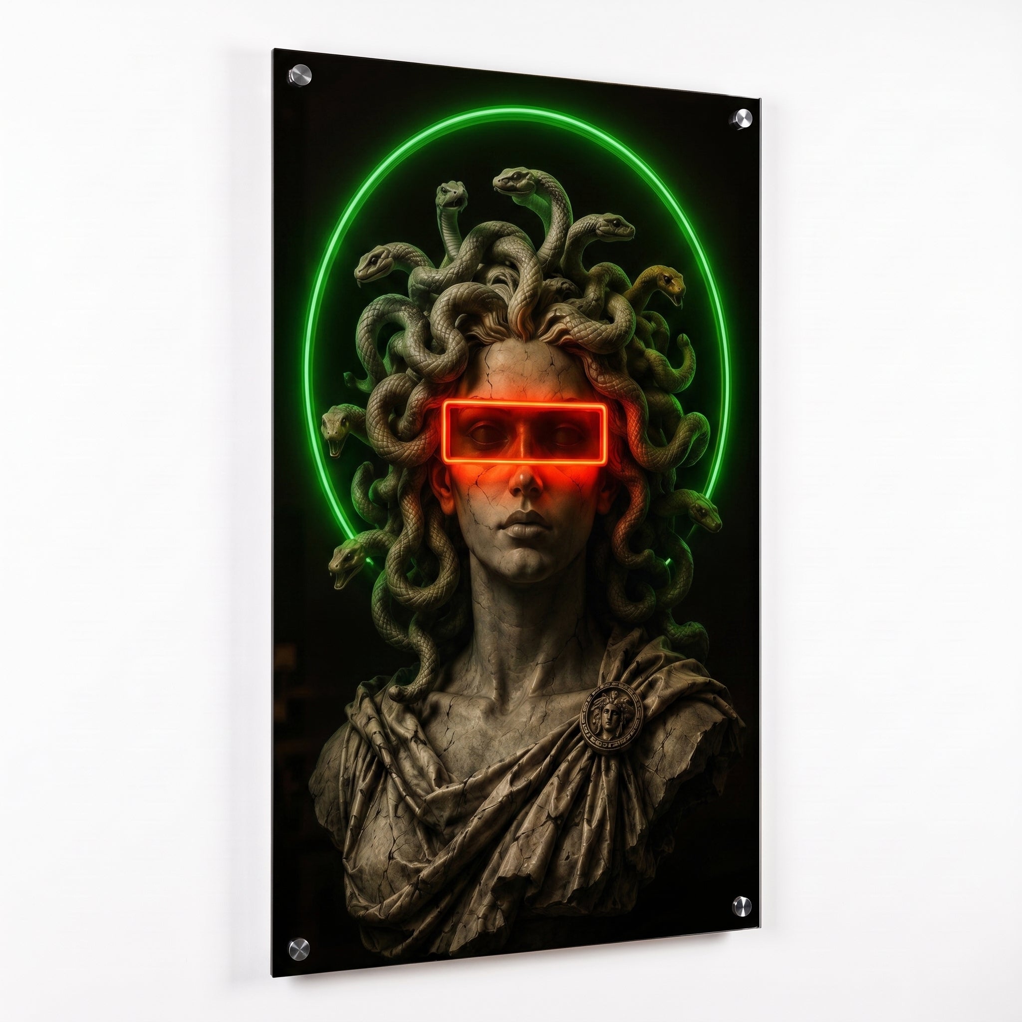 Medusa Red Vision – Neon LED Tablo