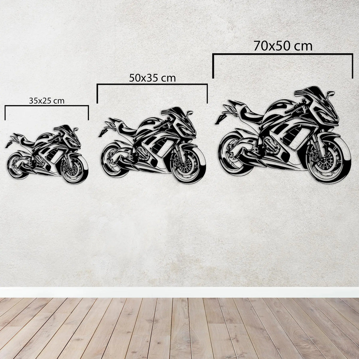Kawasaki Ninja – Motor Metal Duvar Dekoru Laser Artique