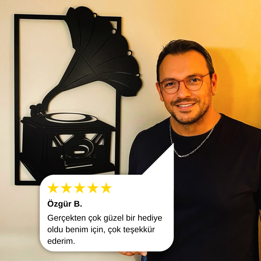 Balık Sarmalı Metal Duvar Dekoru Laser Artique