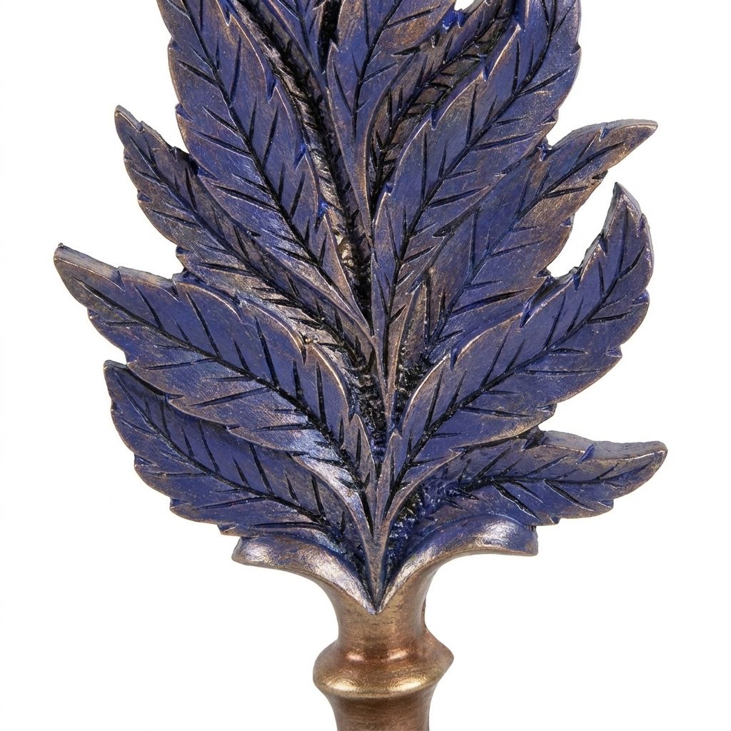 Pluma Botanica El Yapımı Yaprak Figürlü Dekoratif Biblo Seti