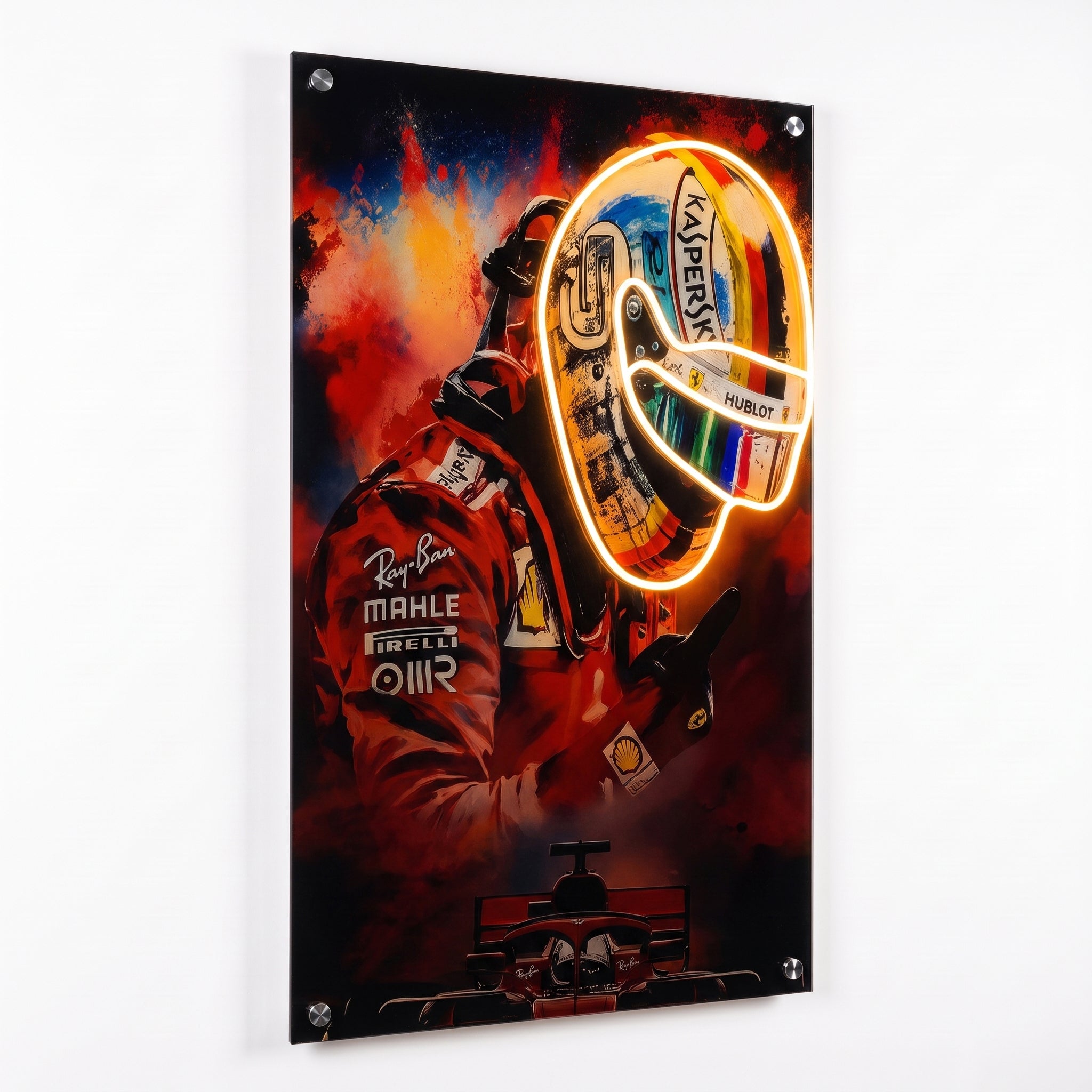 Pole Position – F1 Pilotu Neon LED Tablo