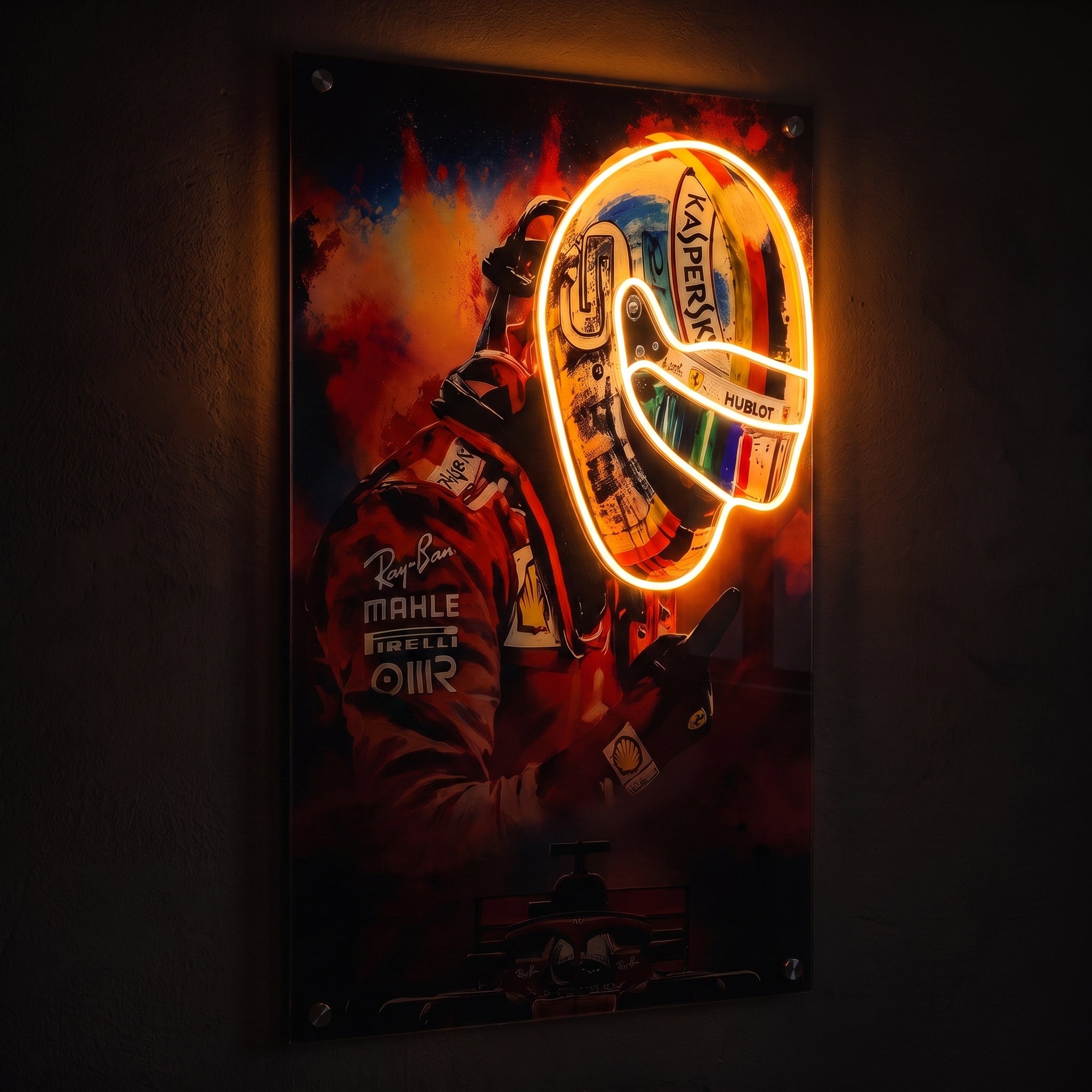 Pole Position – F1 Pilotu Neon LED Tablo