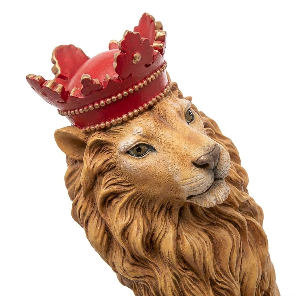 Royal Leon El Yapımı Dekoratif Biblo