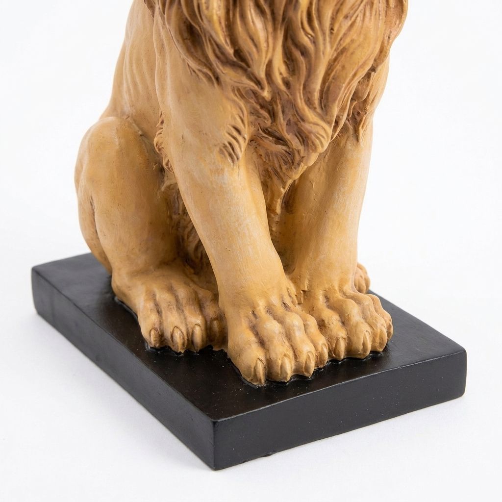 Royal Leon El Yapımı Dekoratif Biblo