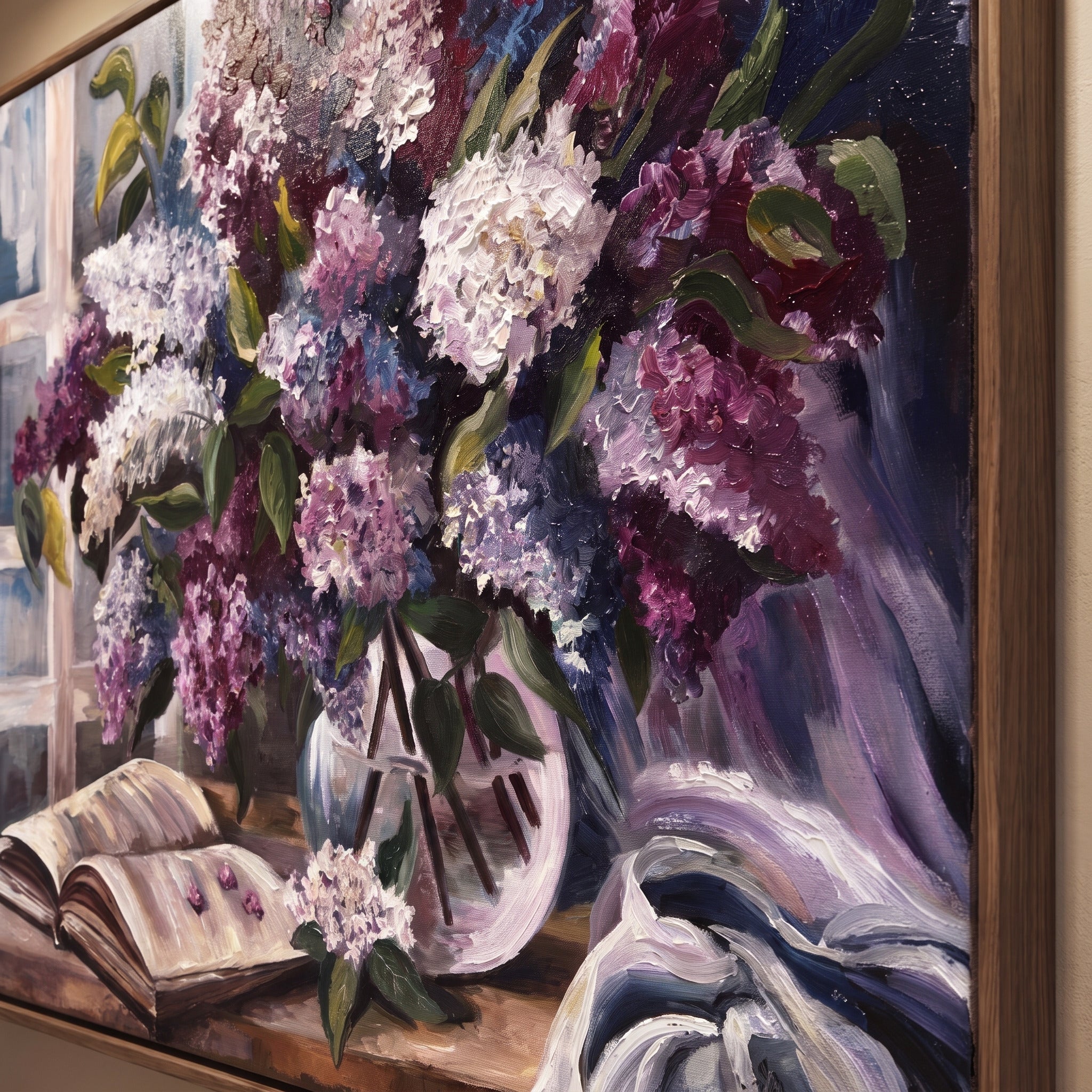 Maison Lilas | Natürmort Yağlı Boya Tablo
