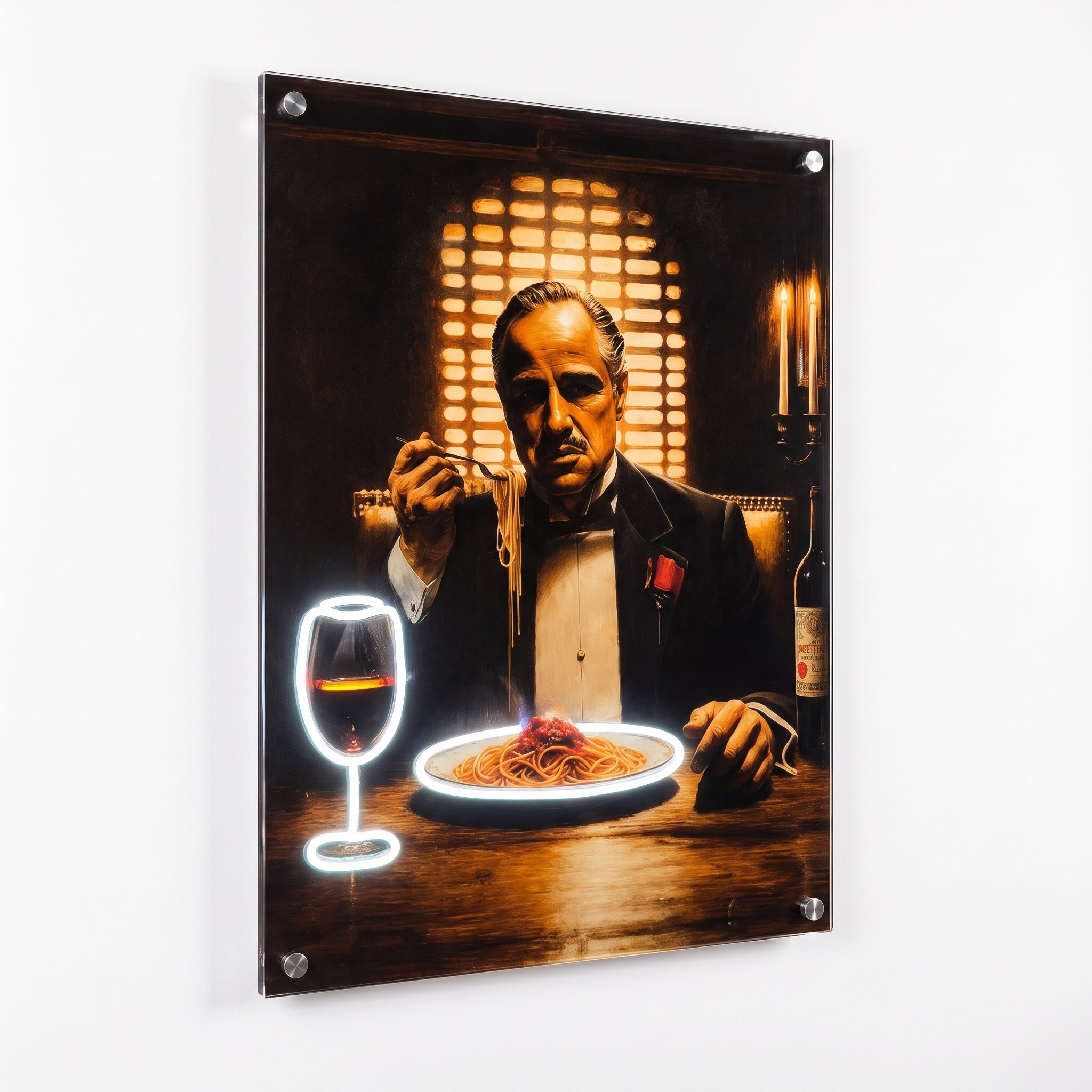 The Godfather – İtalyan Akşamı Neon LED Tablo