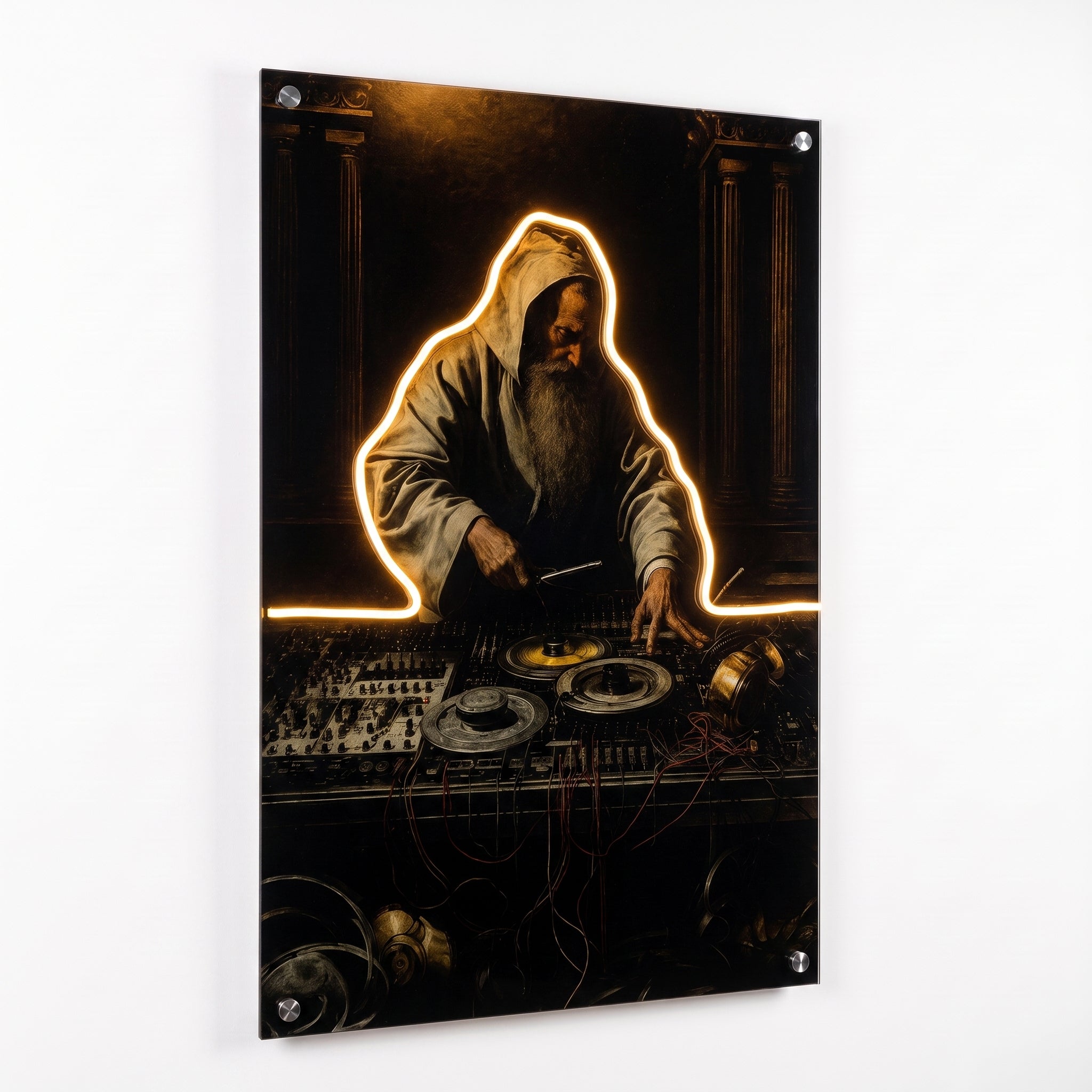 The Sound Alchemist – DJ Neon LED Tablo