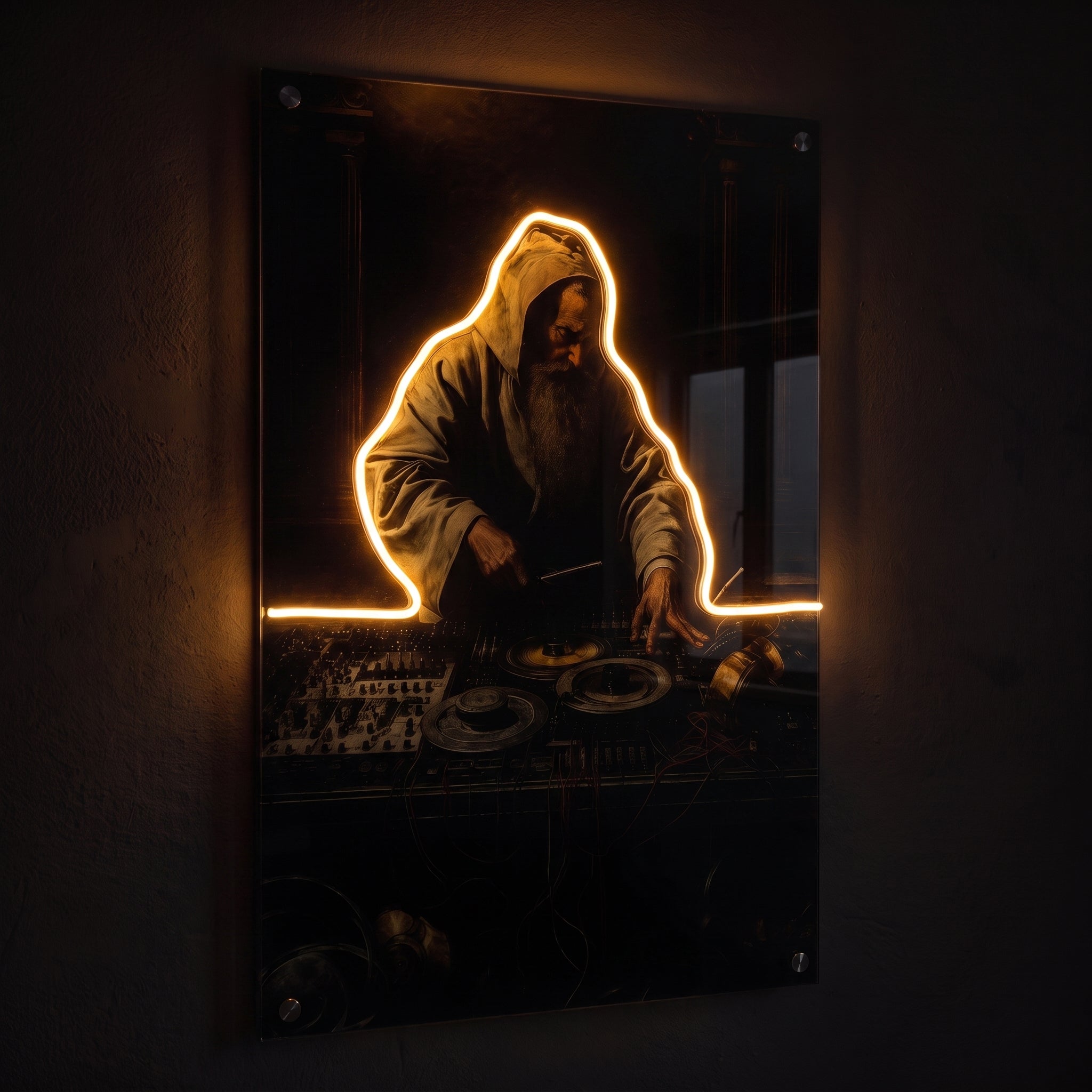 The Sound Alchemist – DJ Neon LED Tablo