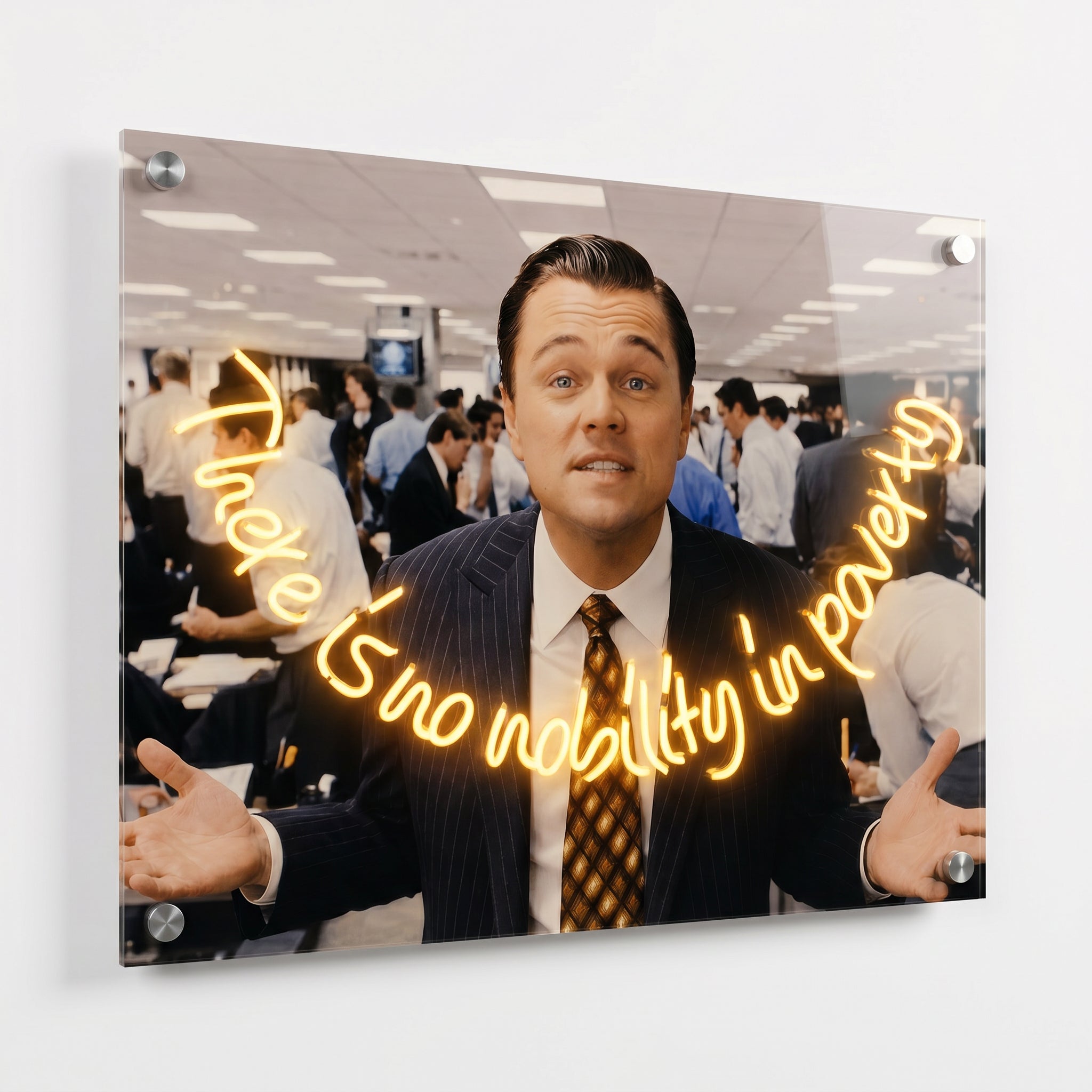 The Wolf of Wall Street – Neon LED Tablo