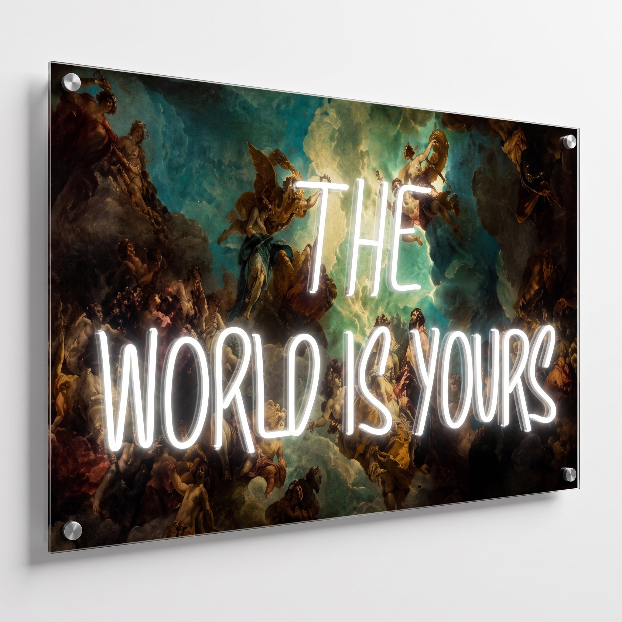 The World Is Yours – Neon LED Tablo