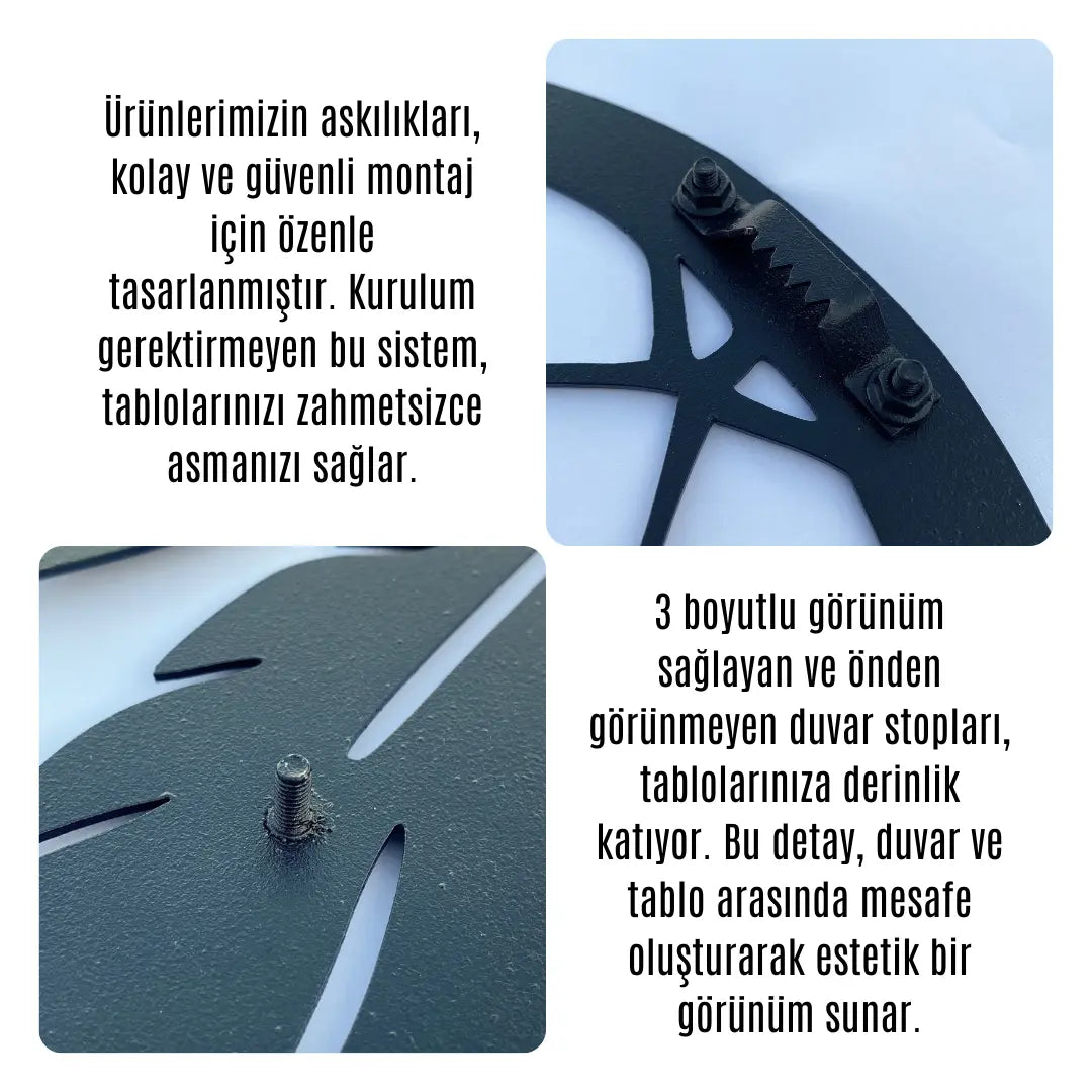 Guernica Sessiz Çığlık Metal Duvar Dekoru Laser Artique