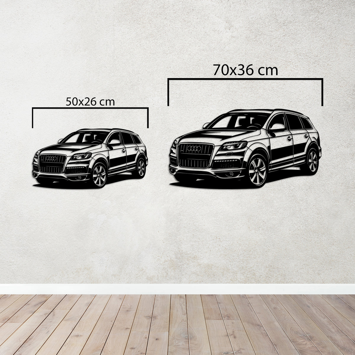 Audi Q7 – SUV Araba Metal Duvar Dekoru