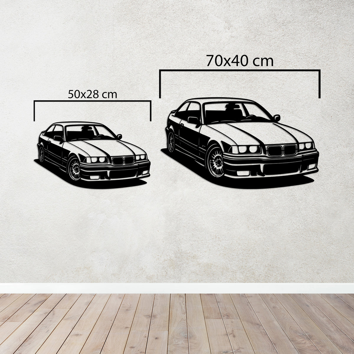 BMW E36 Coupe – Araba Metal Duvar Dekoru