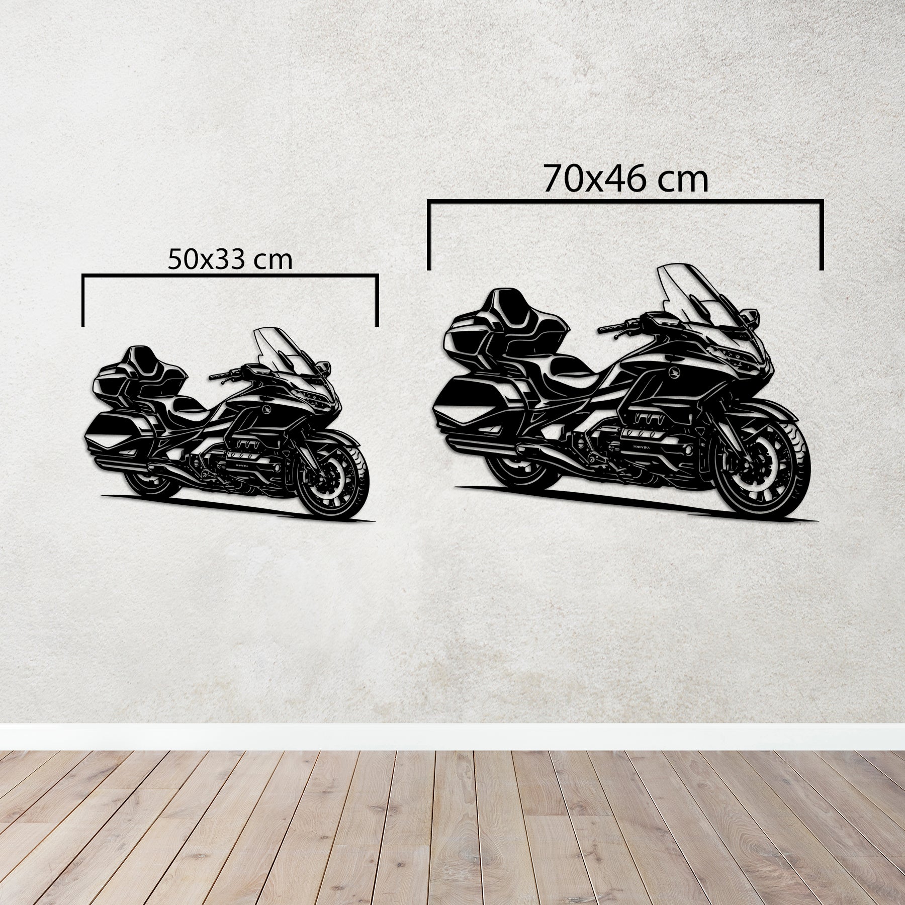 Honda Gold Wing – Motosiklet Metal Duvar Dekoru