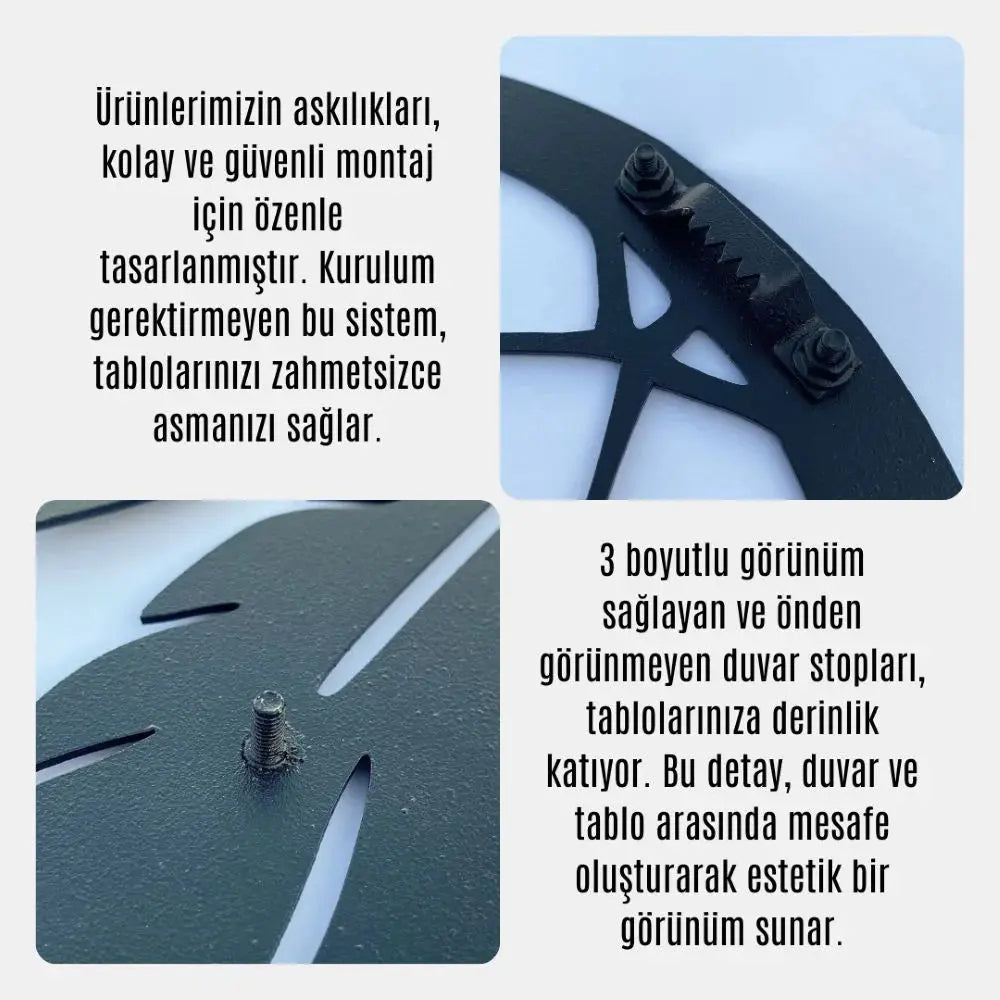 Uçak Boeing B737 – Metal Duvar Dekoru Laser Artique