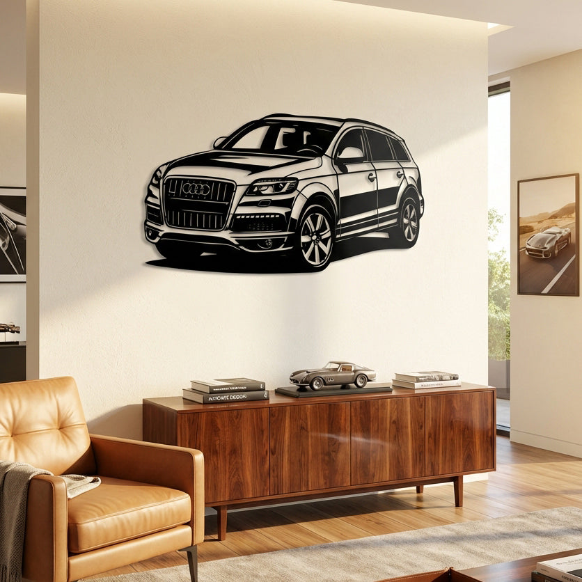Audi Q7 – SUV Araba Metal Duvar Dekoru