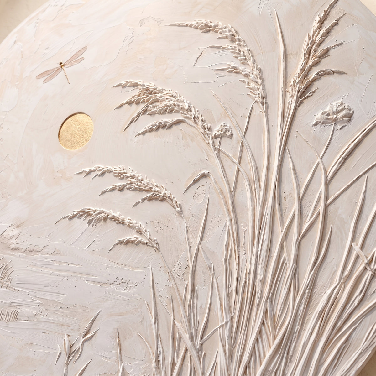 Ivory Harvest | Gold Dokulu Yağlı Boya Tablo