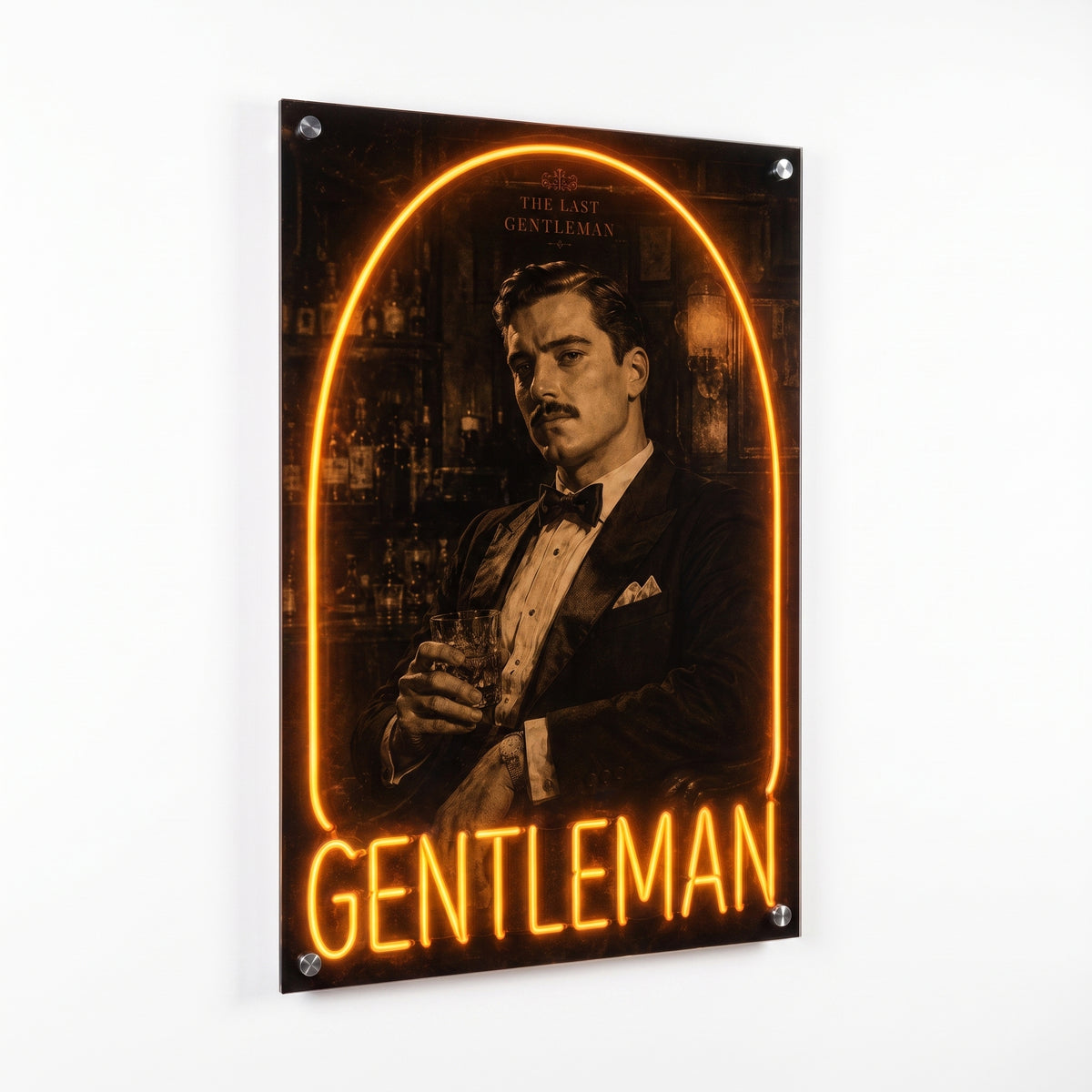 The Last Gentleman – Neon LED Tablo