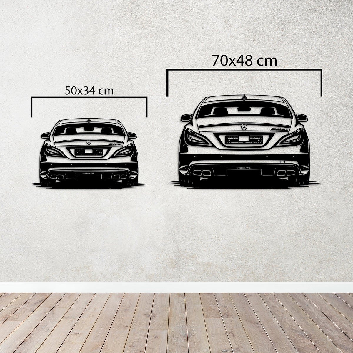 Mercedes-Benz CLS 63 Stoplar – Araba Metal Duvar Dekoru