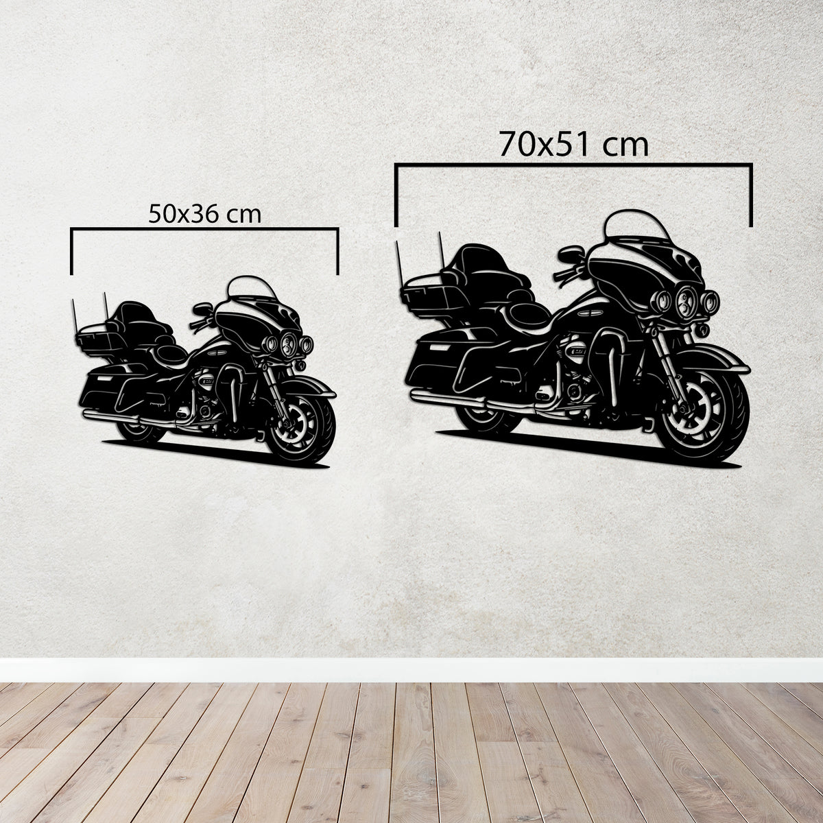 Harley-Davidson Touring – Motosiklet Metal Duvar Dekoru